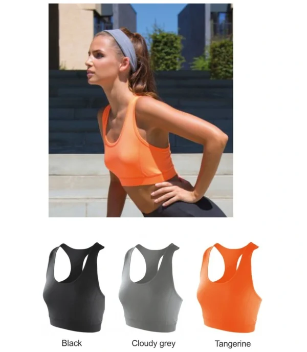 Spiro SR282F Ladies Impact Softex Crop Top